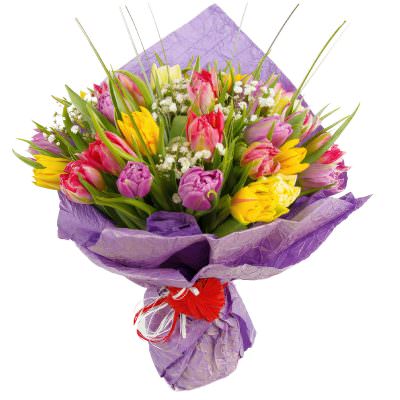 Букет ароматных цветов «Цветочная элегия»