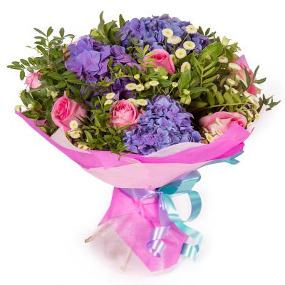 Авторский букет из цветов «Сказочная палитра»