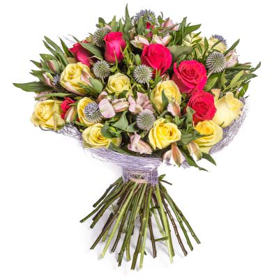 Роскошный букет «Прелесть розовых грёз»